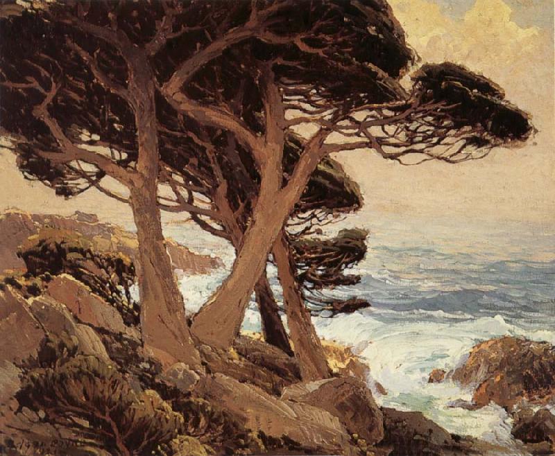 Edgar Payne Sentinels of the Coast,Monterey oil painting image